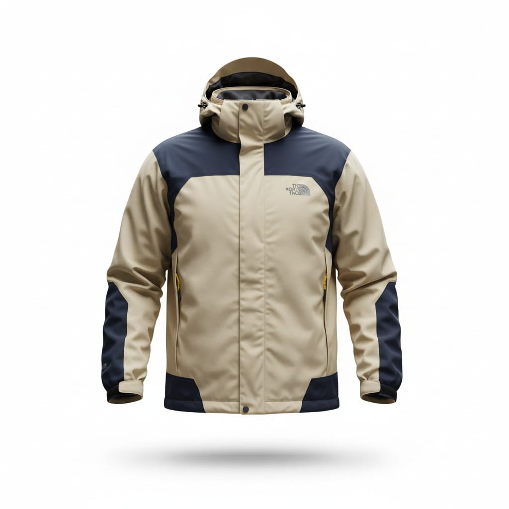 Chaqueta Doble prenda beish azul