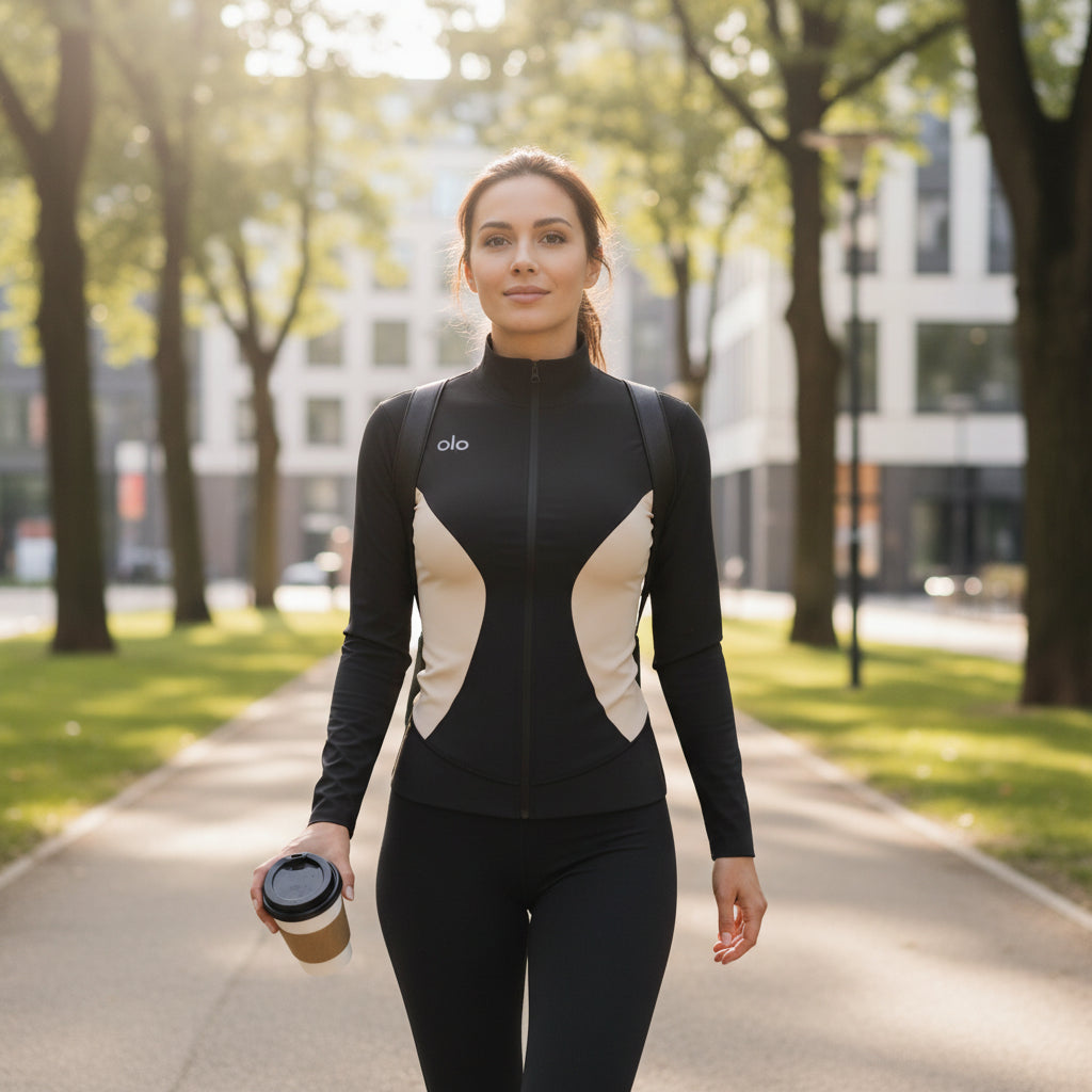 Chaqueta licrada ALO